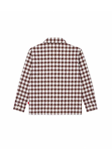Camicia a quadretti MANUEL RITZ | MR4503MARRONE